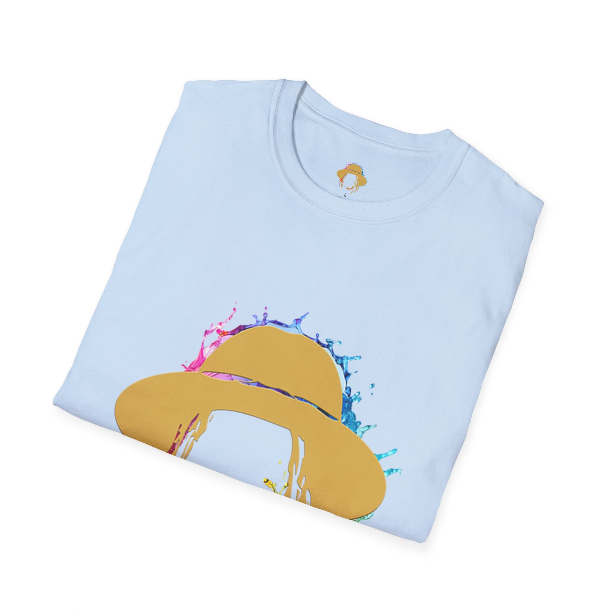 Rainbow Splash: Unisex Softstyle T-Shirt