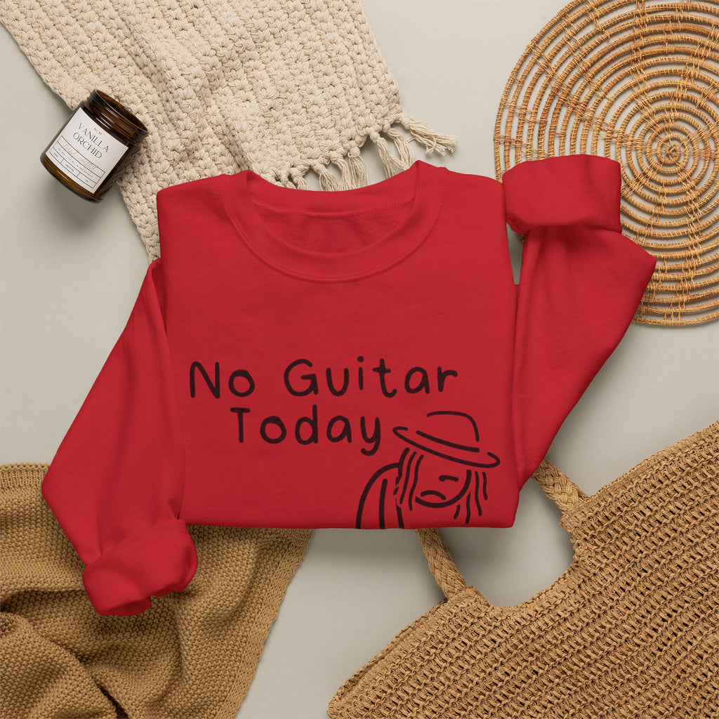 No Guitar Taj Stick Figure Sweatshirt