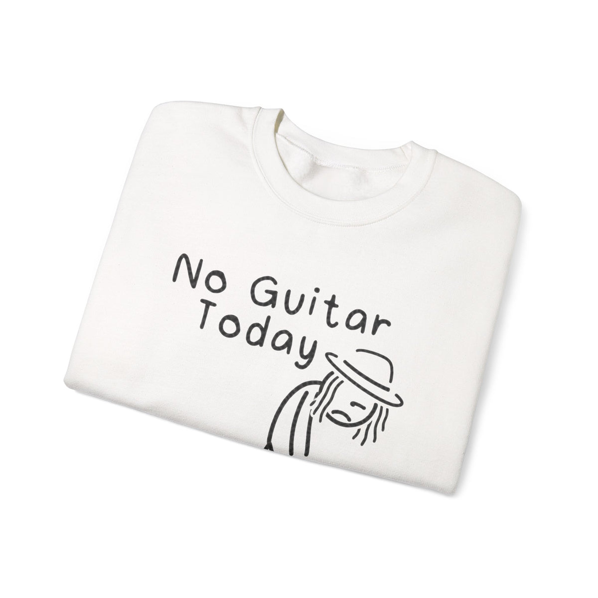 No Guitar Taj Stick Figure Sweatshirt
