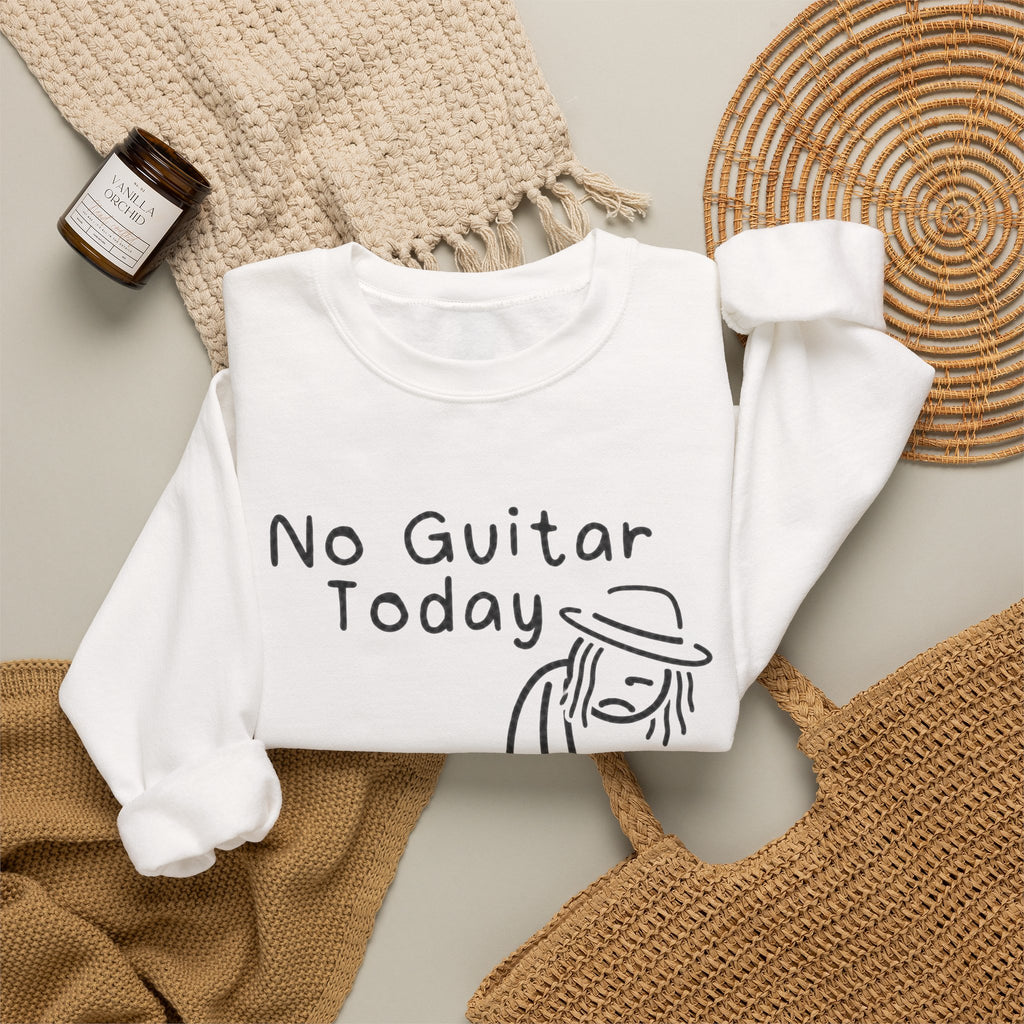 No Guitar Taj Stick Figure Sweatshirt