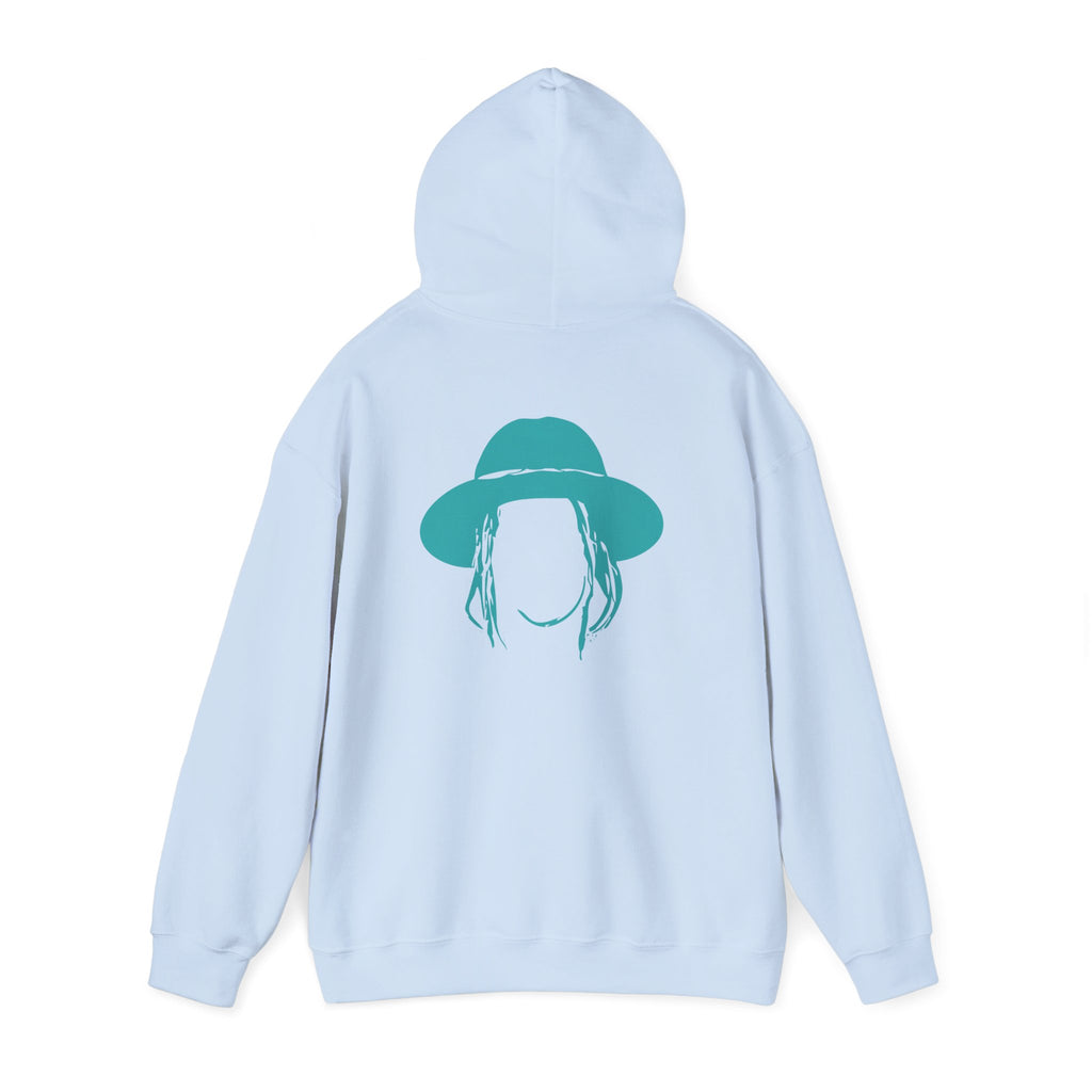 Taj Farrant Teal Logo: Unisex Heavy Blend™ Hooded Sweatshirt