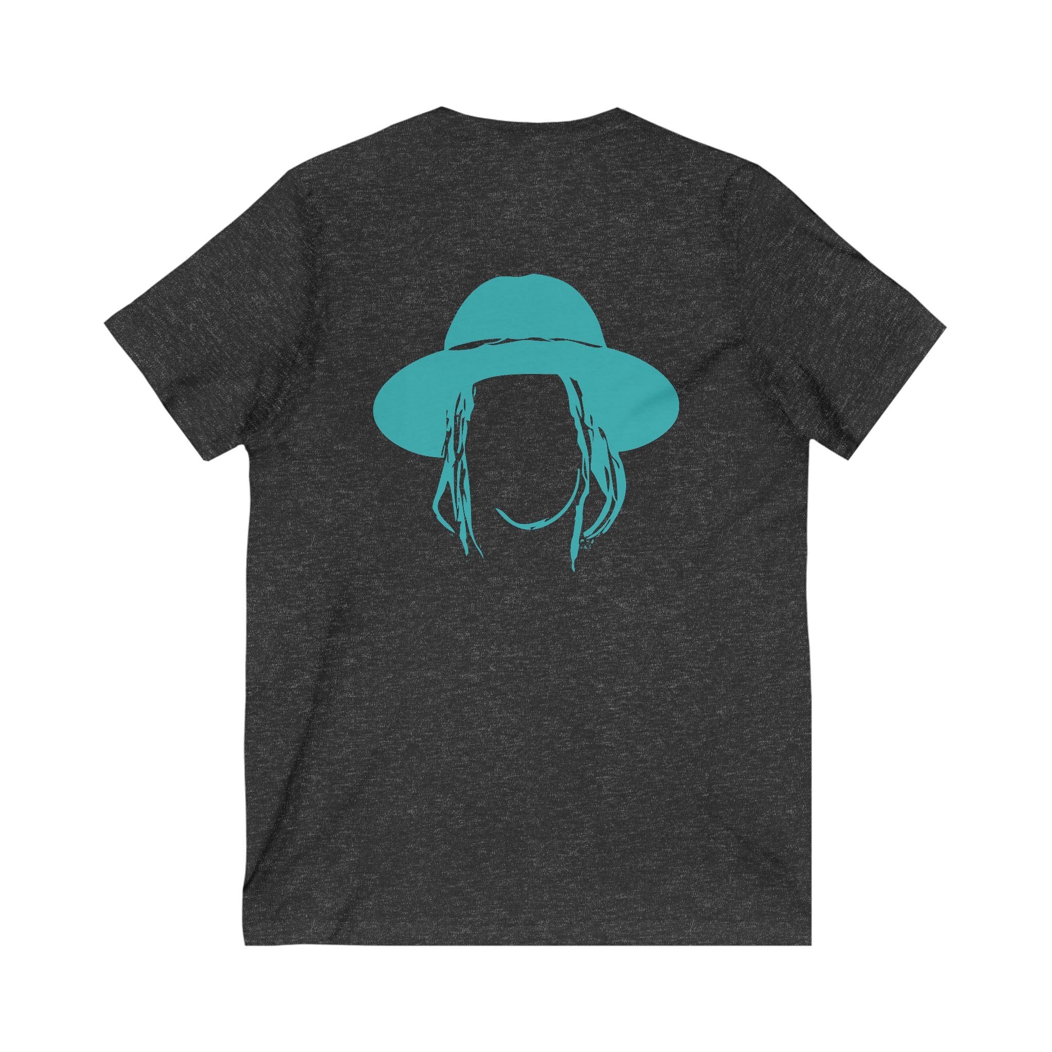 Taj Farrant Teal Logo: Unisex V-Neck Tee