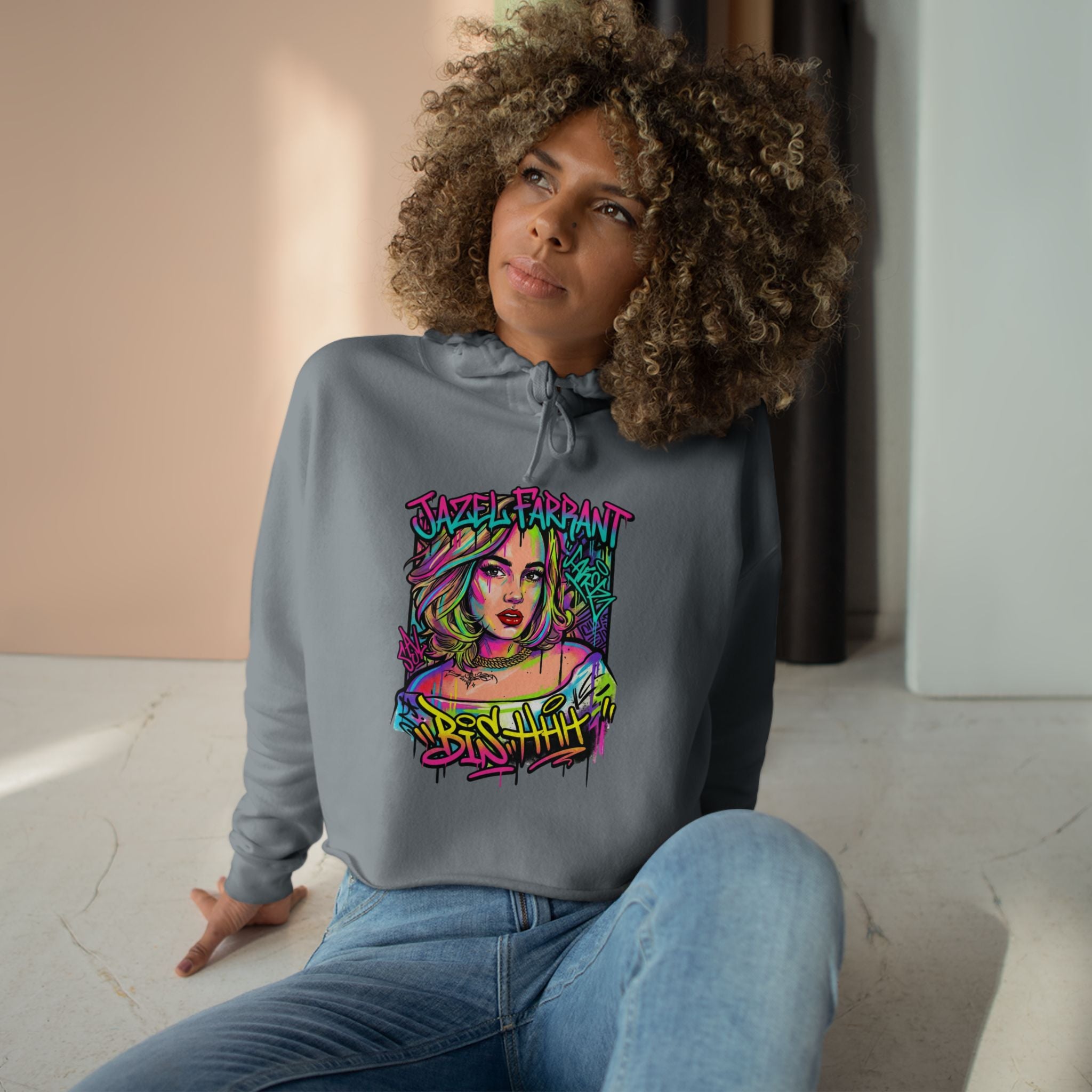 Jazel (Bishh) Crop Hoodie