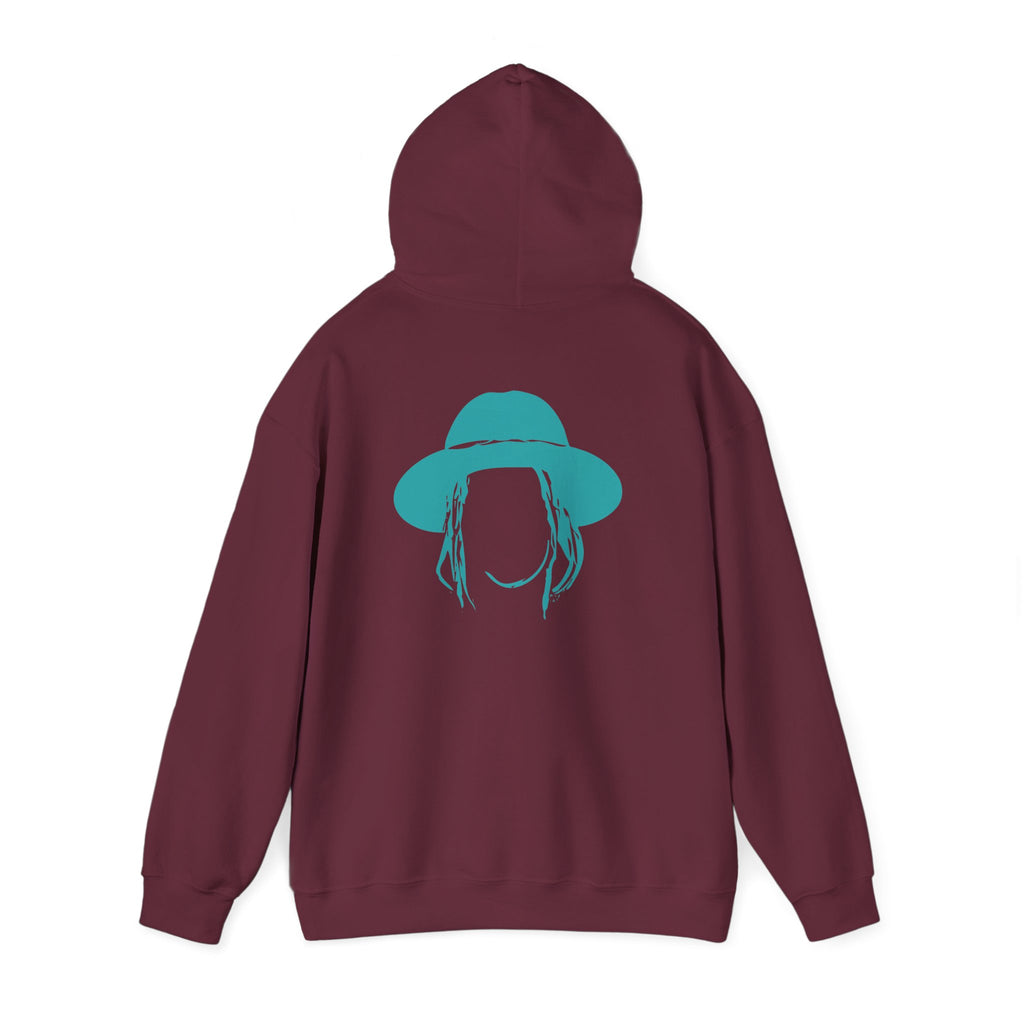 Taj Farrant Teal Logo: Unisex Heavy Blend™ Hooded Sweatshirt