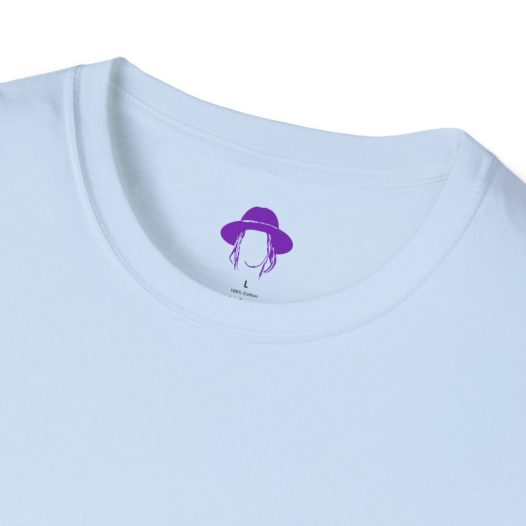 Taj Farrant Purple Logo: Unisex Softstyle T-Shirt