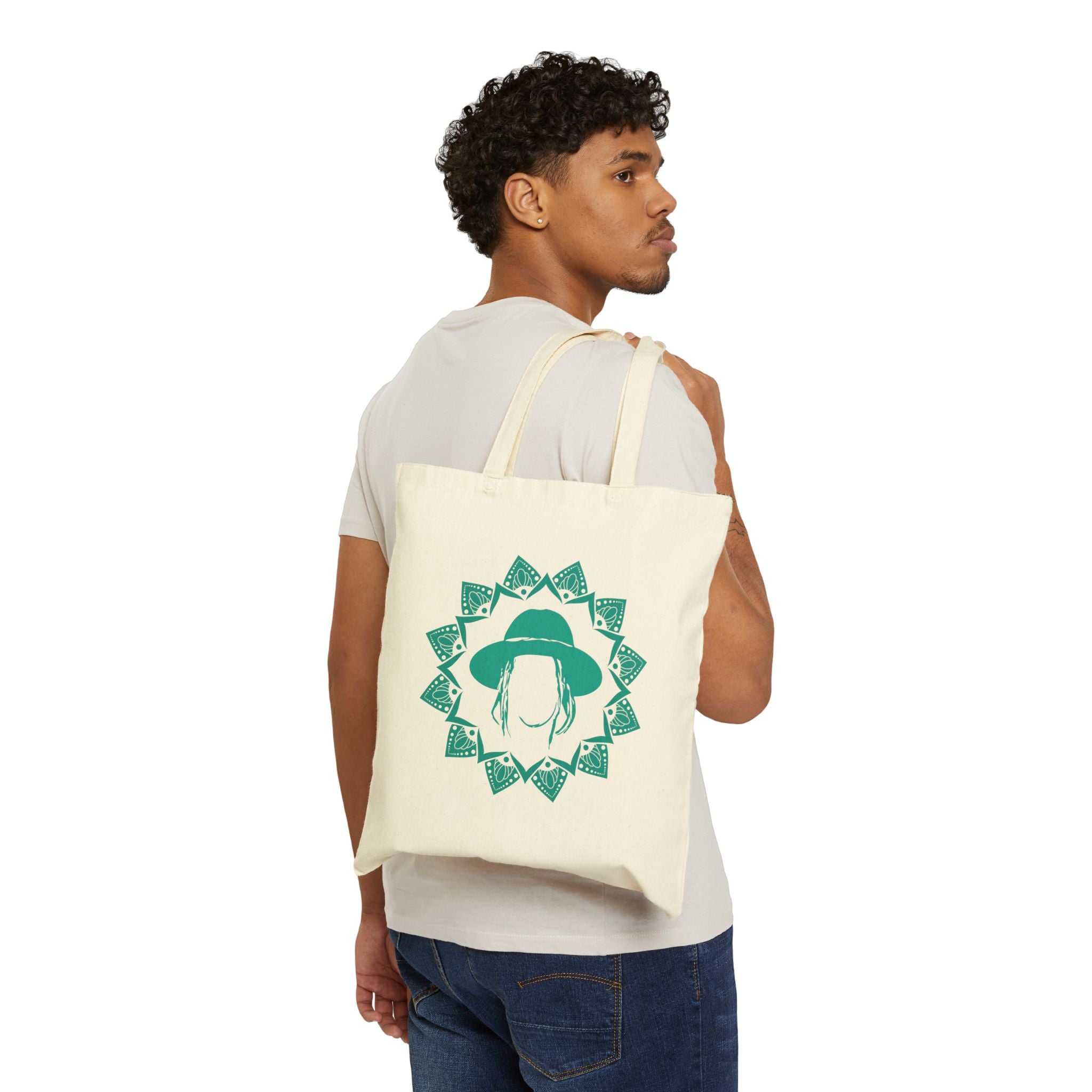 Mandala Canvas Tote