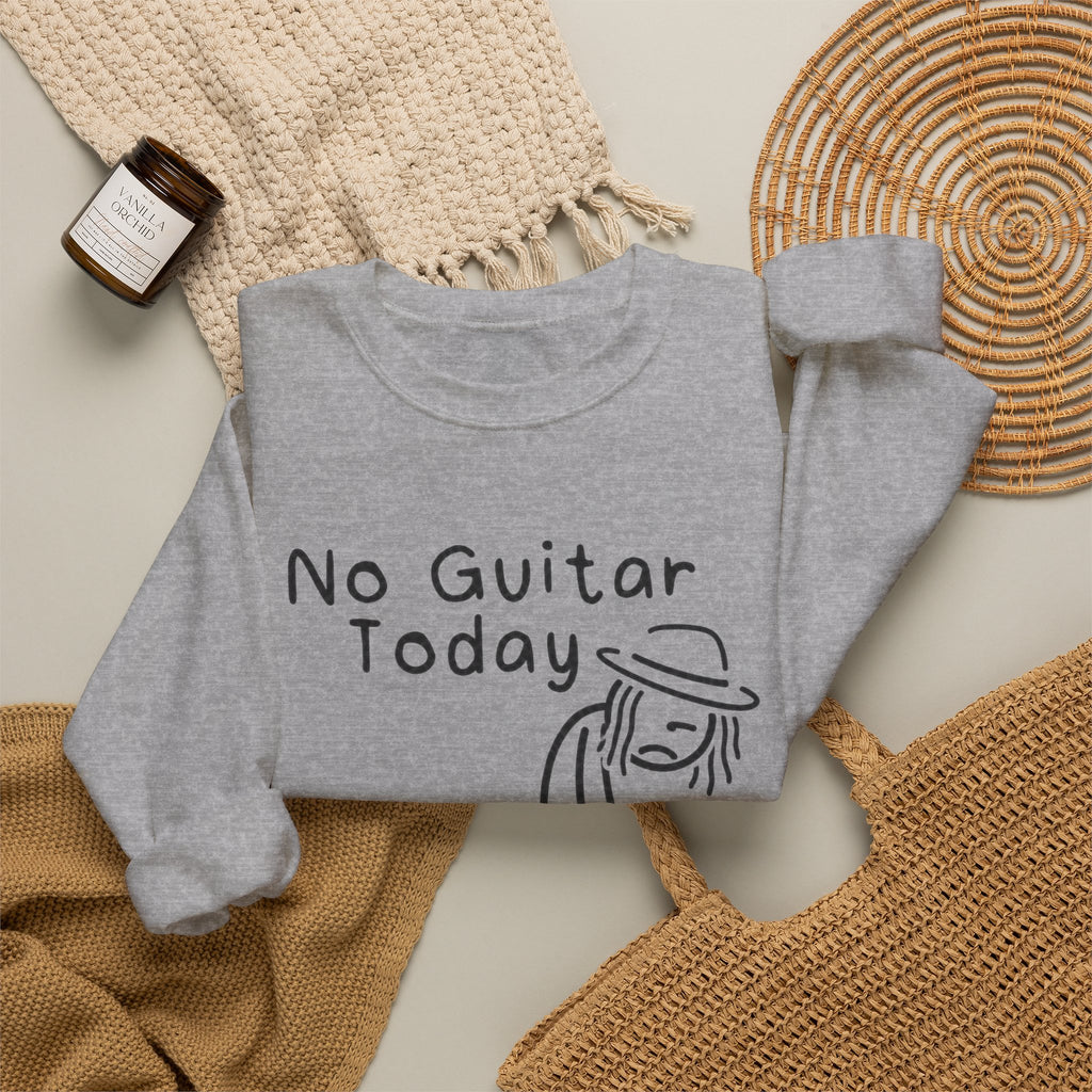 No Guitar Taj Stick Figure Sweatshirt