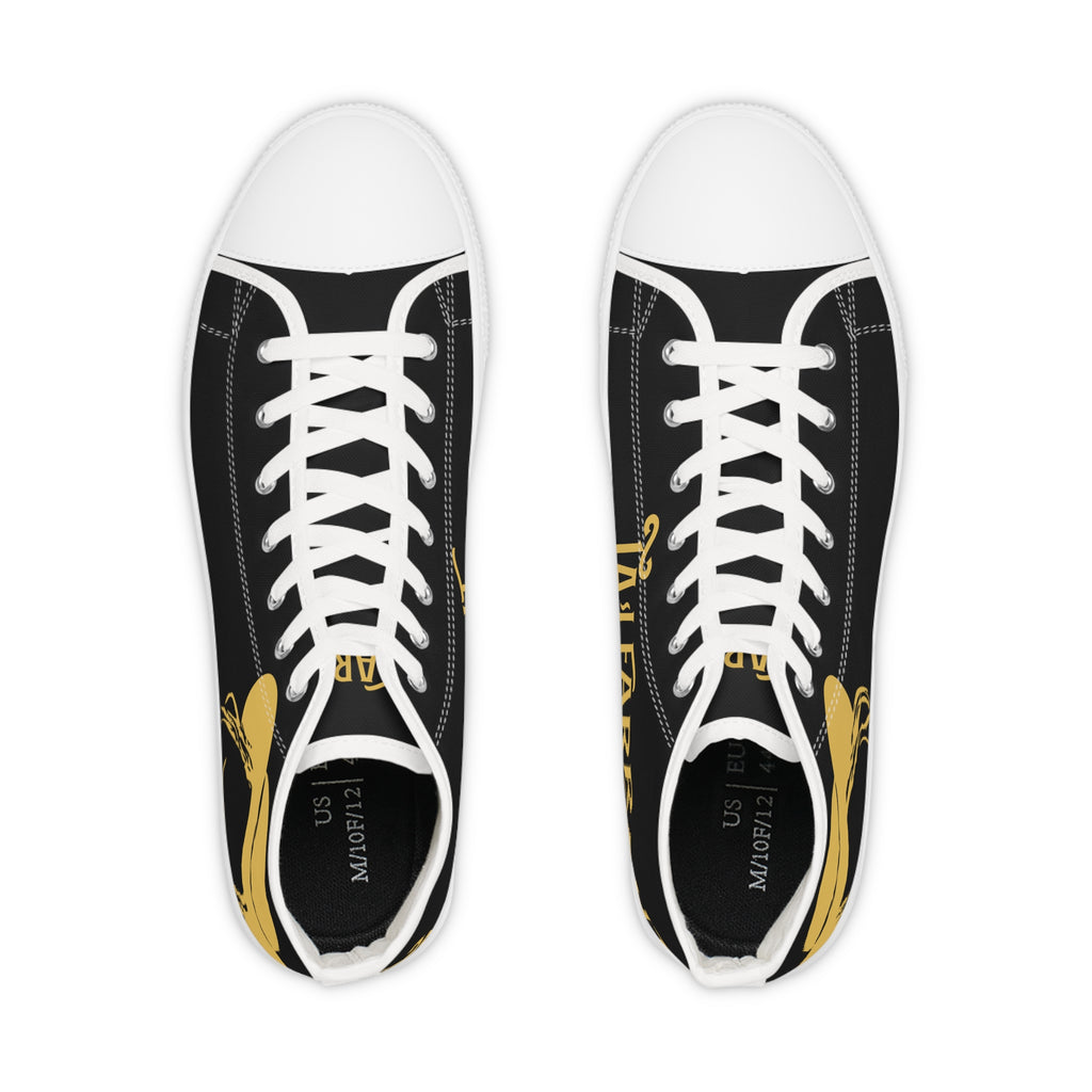 Men's Black N Gold HighTops