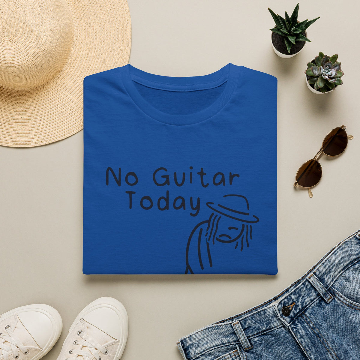 No Guitar Today T Shirt