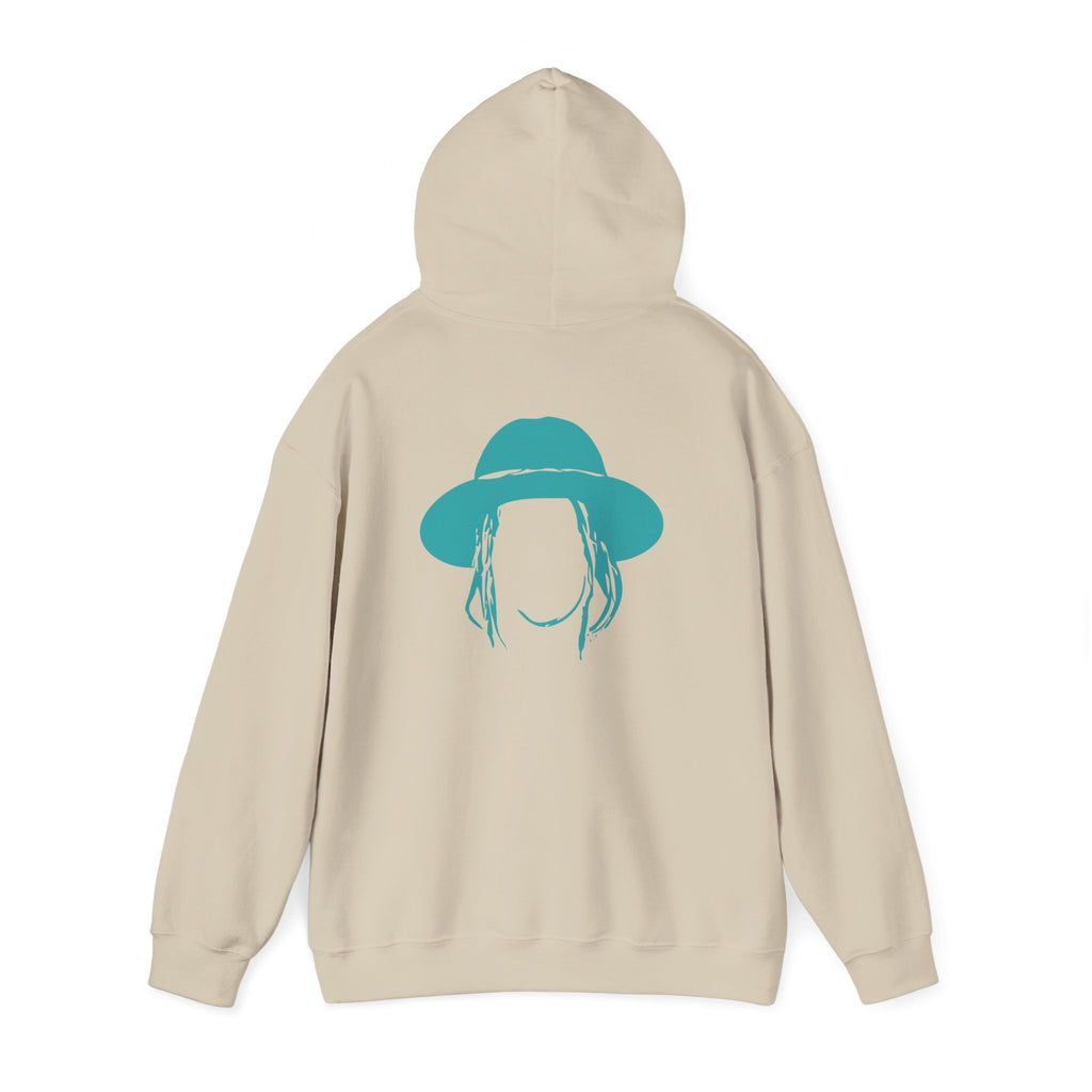 Taj Farrant Teal Logo: Unisex Heavy Blend™ Hooded Sweatshirt