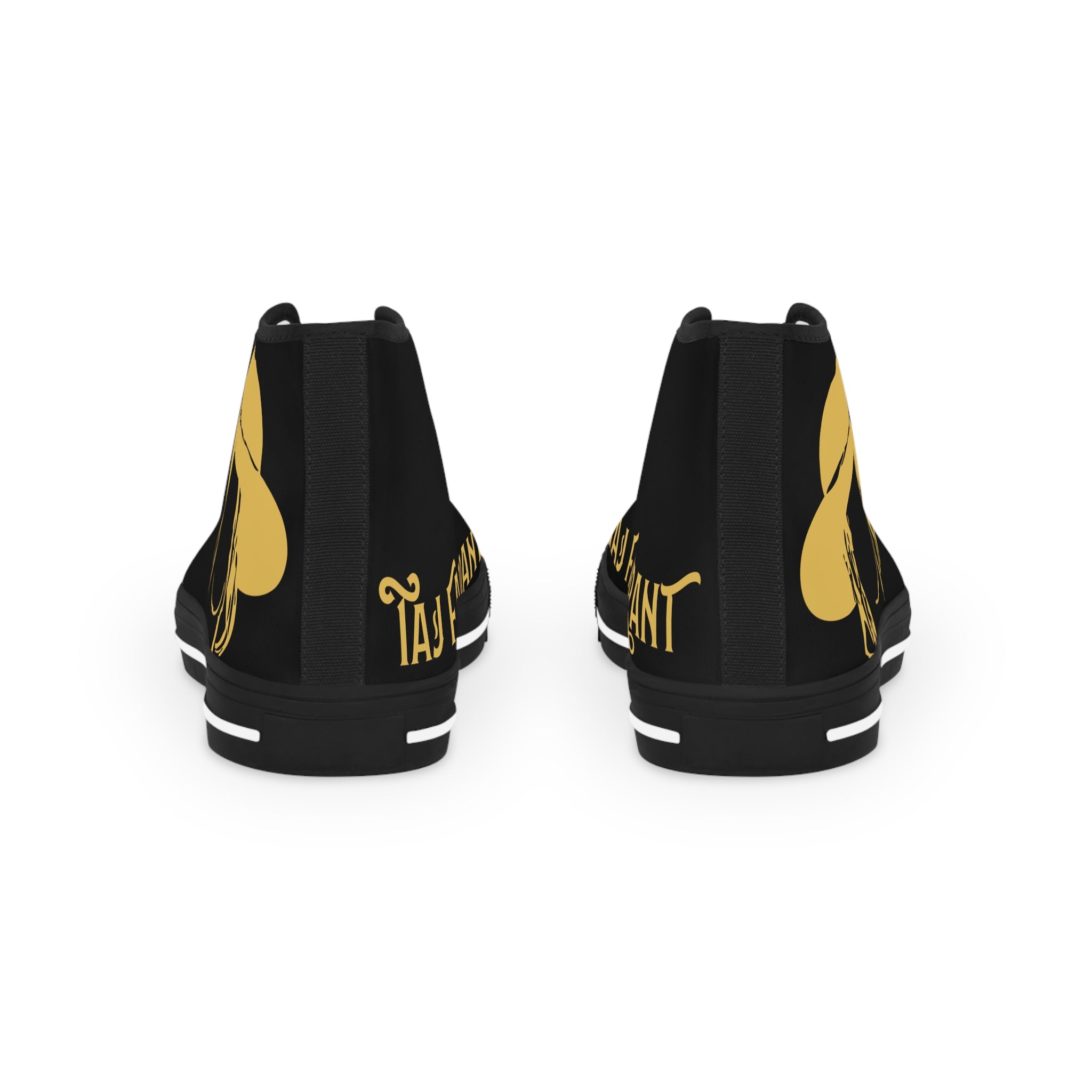 Men's Black N Gold HighTops