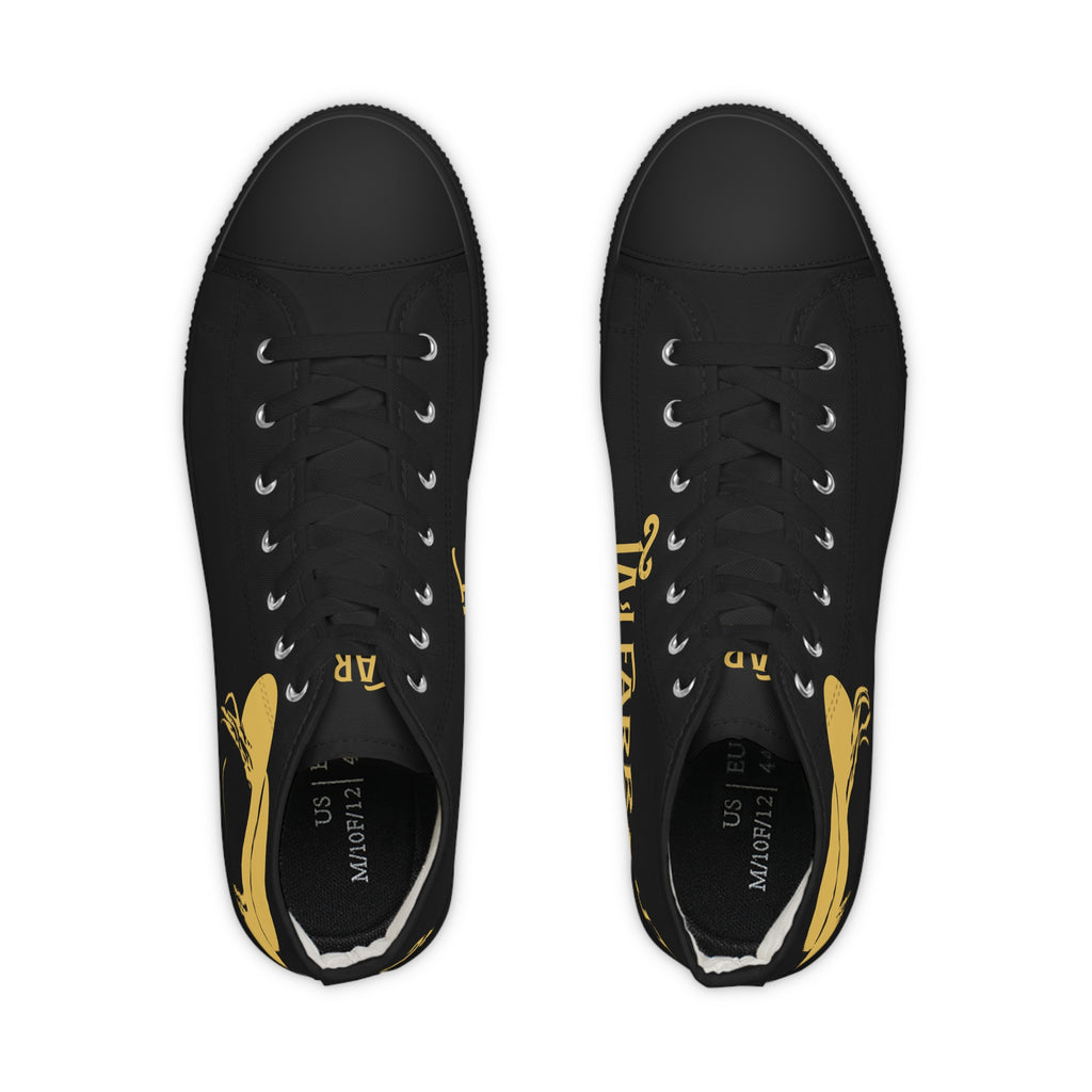 Men's Black N Gold HighTops