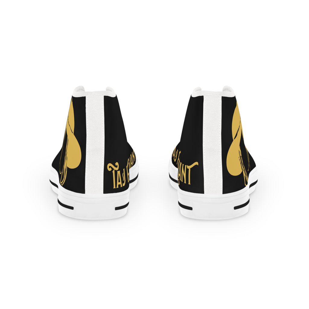 Men's Black N Gold HighTops