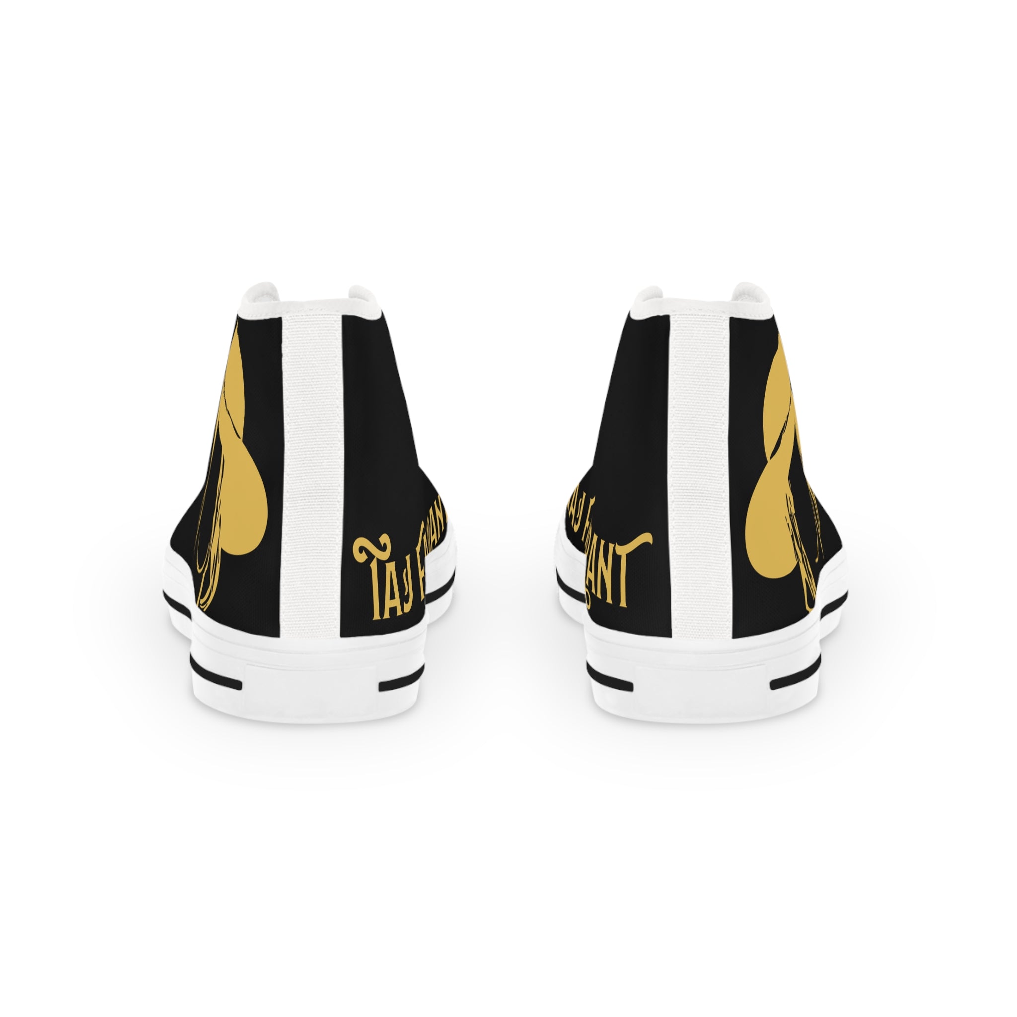Men's Black N Gold HighTops