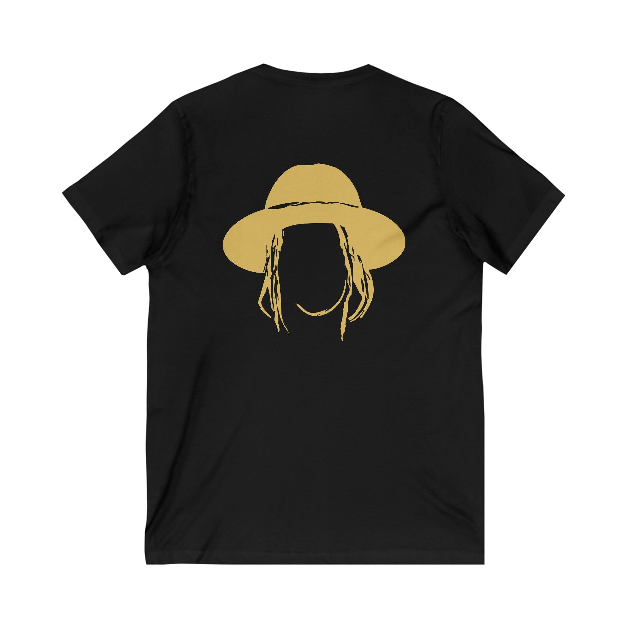 Taj Farrant Gold Logo: Unisex V-Neck Tee