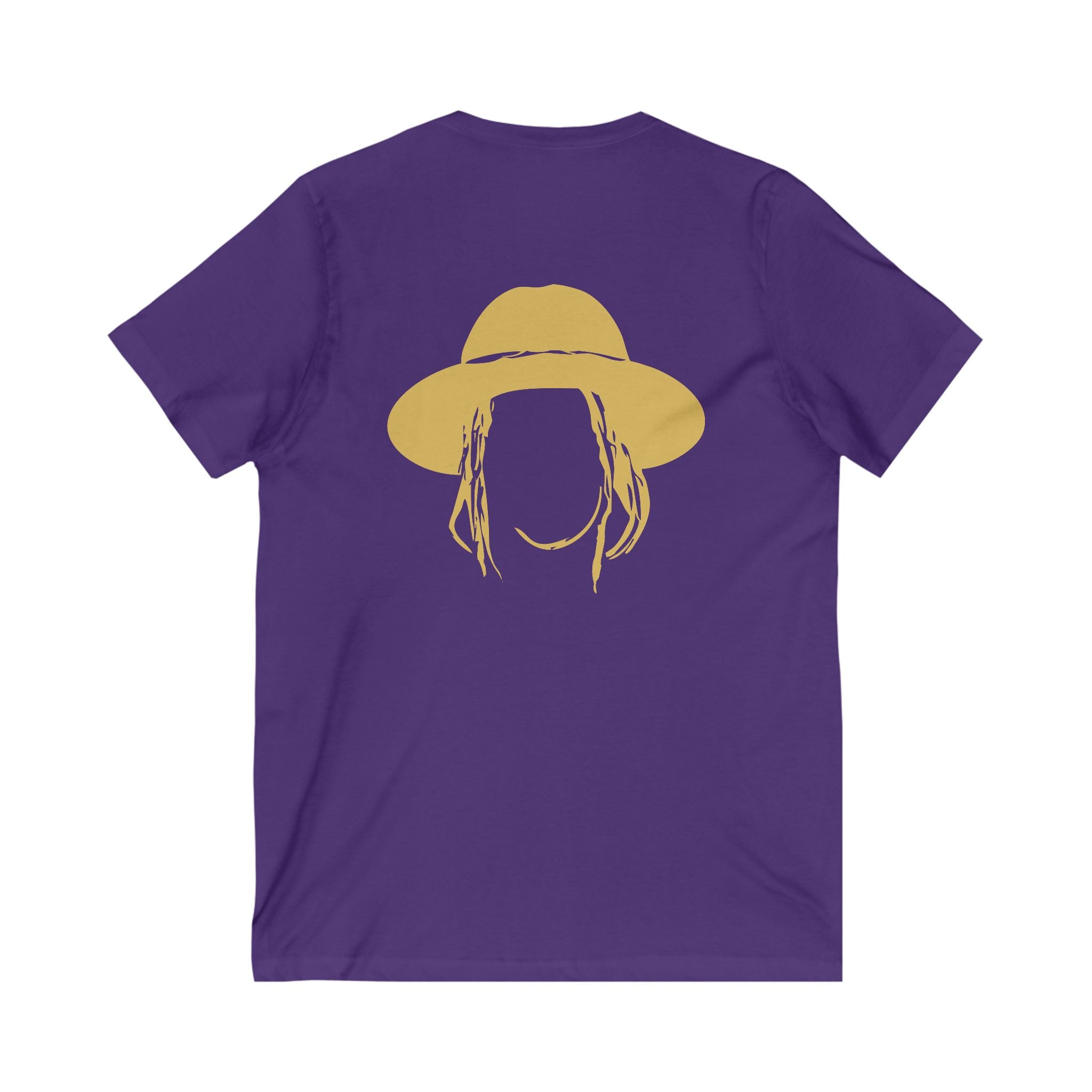 Taj Farrant Gold Logo: Unisex V-Neck Tee