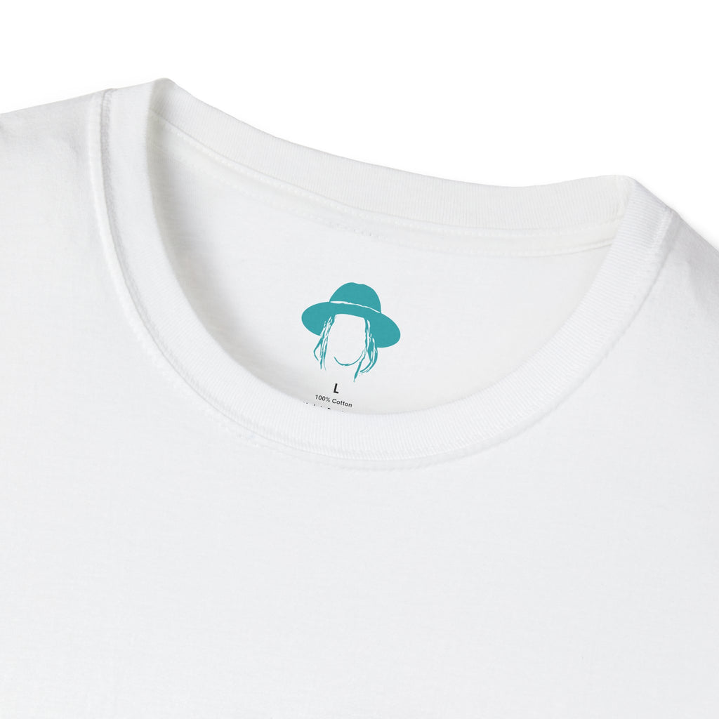 Taj Farrant Teal Logo: Unisex Softstyle T-Shirt