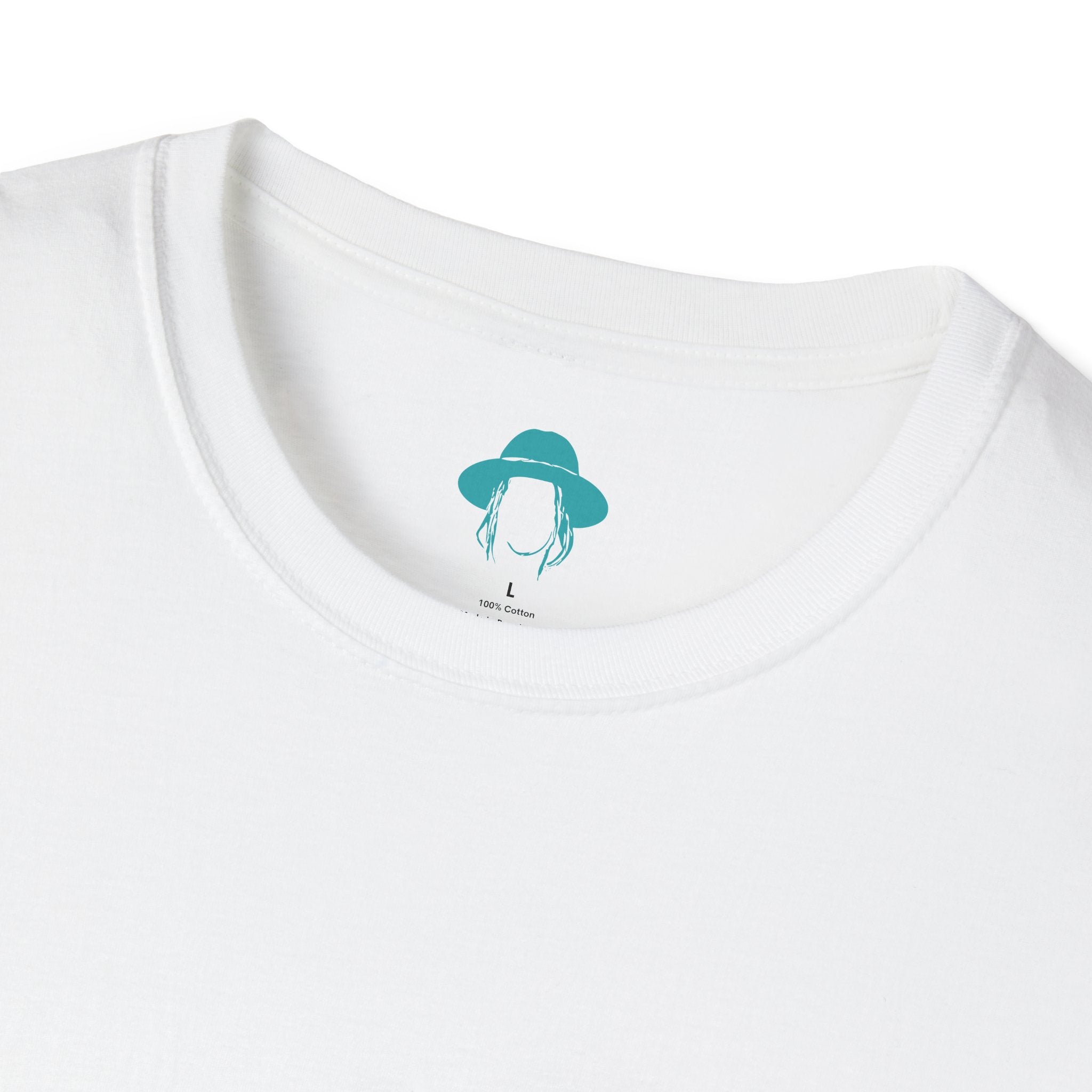 Taj Farrant Teal Logo: Unisex Softstyle T-Shirt