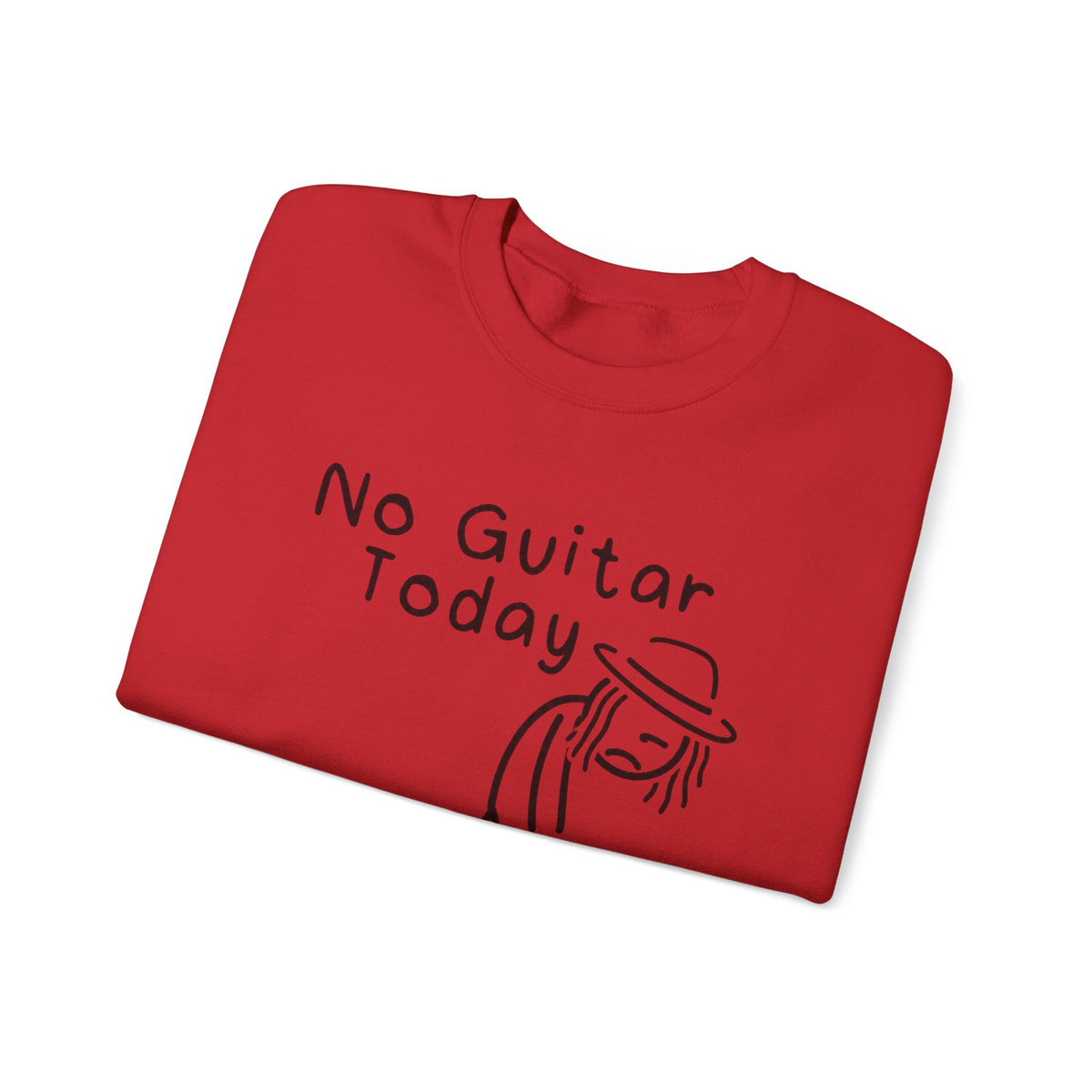 No Guitar Taj Stick Figure Sweatshirt