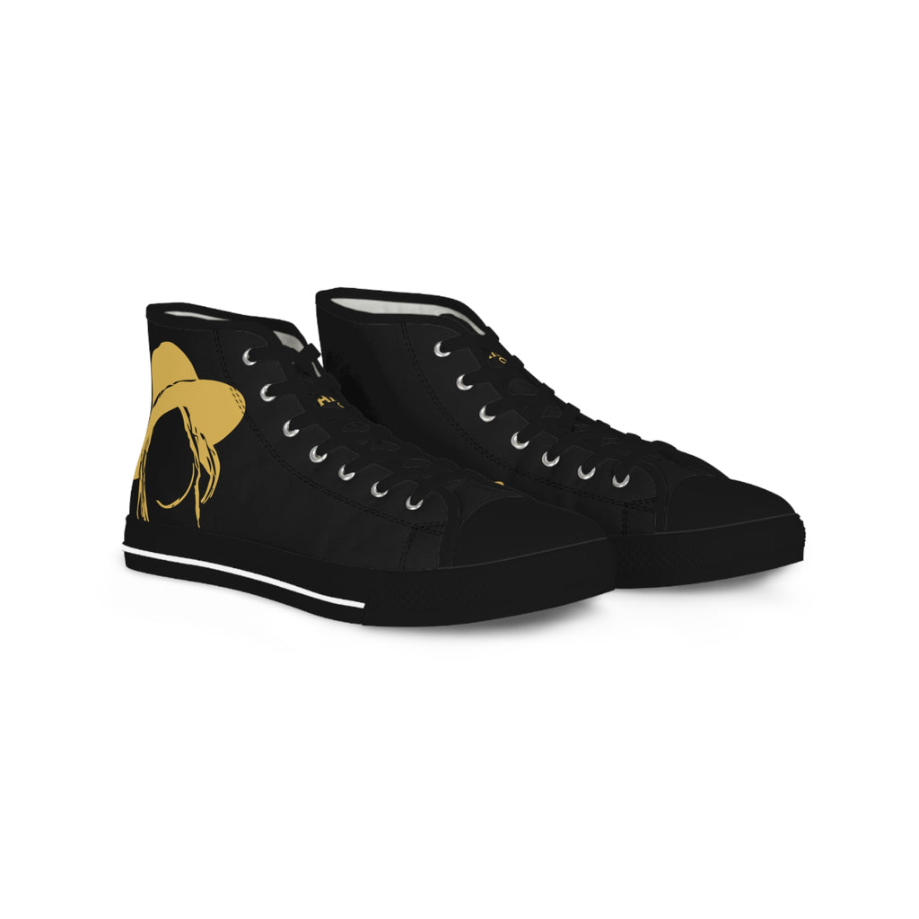 Men's Black N Gold HighTops