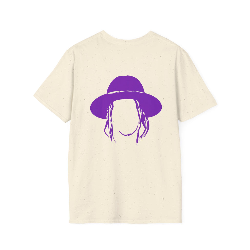 Taj Farrant Purple Logo: Unisex Softstyle T-Shirt