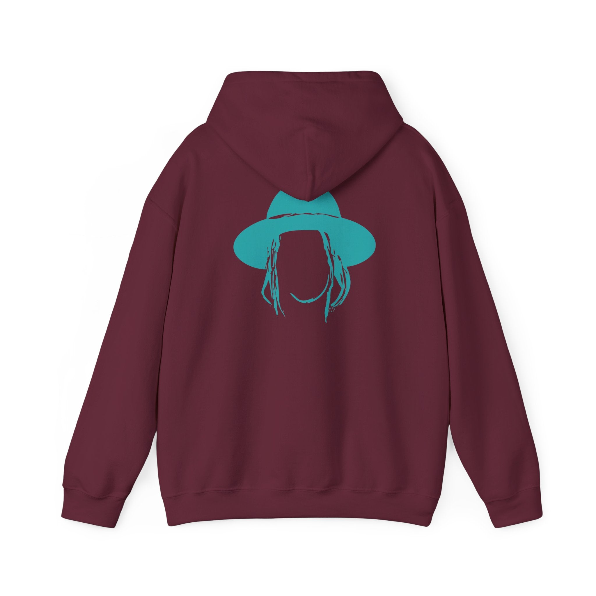 Taj Farrant Teal Logo: Unisex Heavy Blend™ Hooded Sweatshirt
