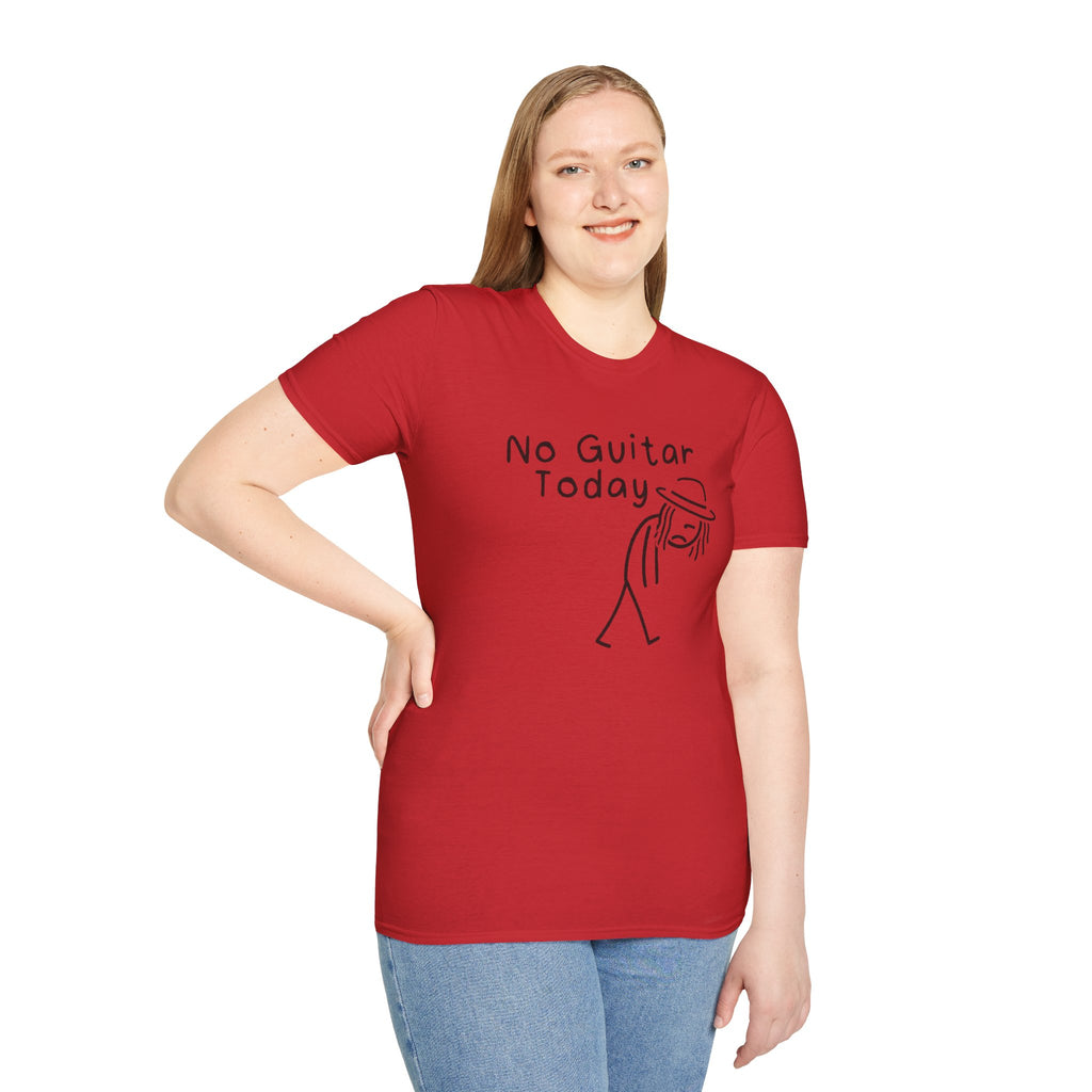 No Guitar Today T Shirt