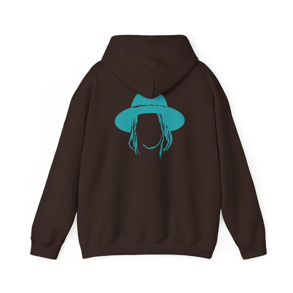 Taj Farrant Teal Logo: Unisex Heavy Blend™ Hooded Sweatshirt
