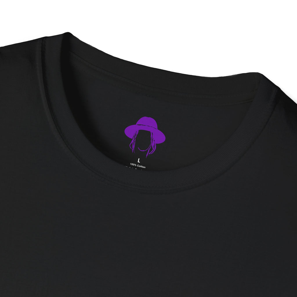 Taj Farrant Purple Logo: Unisex Softstyle T-Shirt