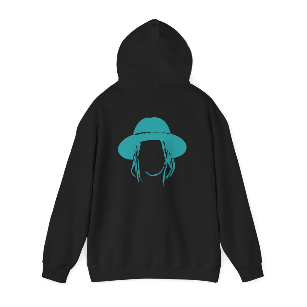Taj Farrant Teal Logo: Unisex Heavy Blend™ Hooded Sweatshirt