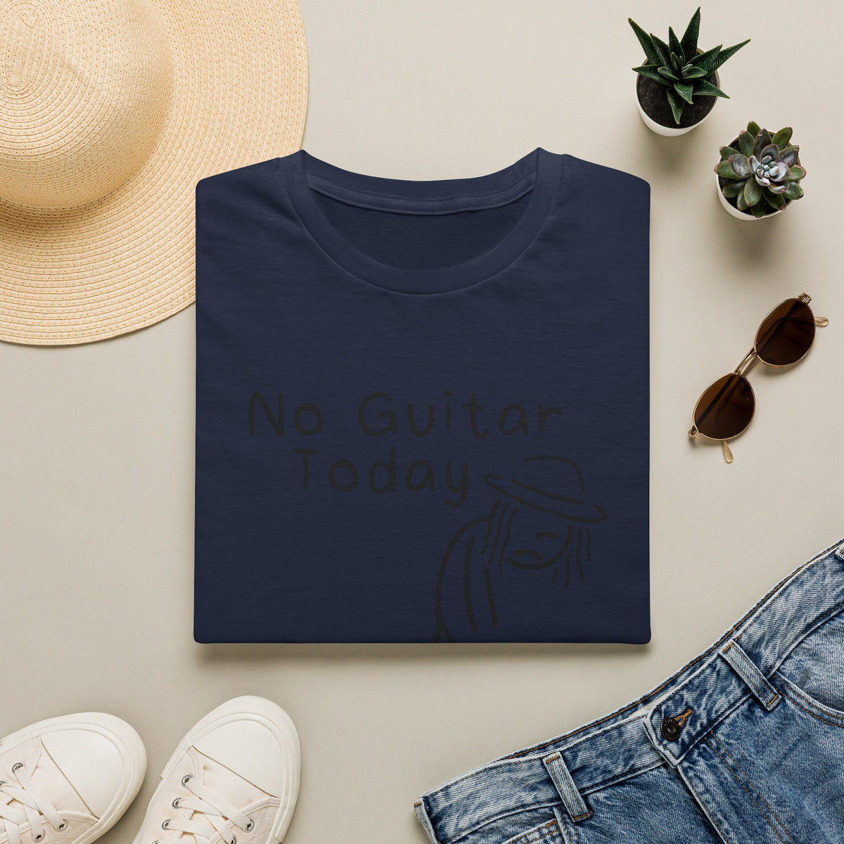 No Guitar Today T Shirt