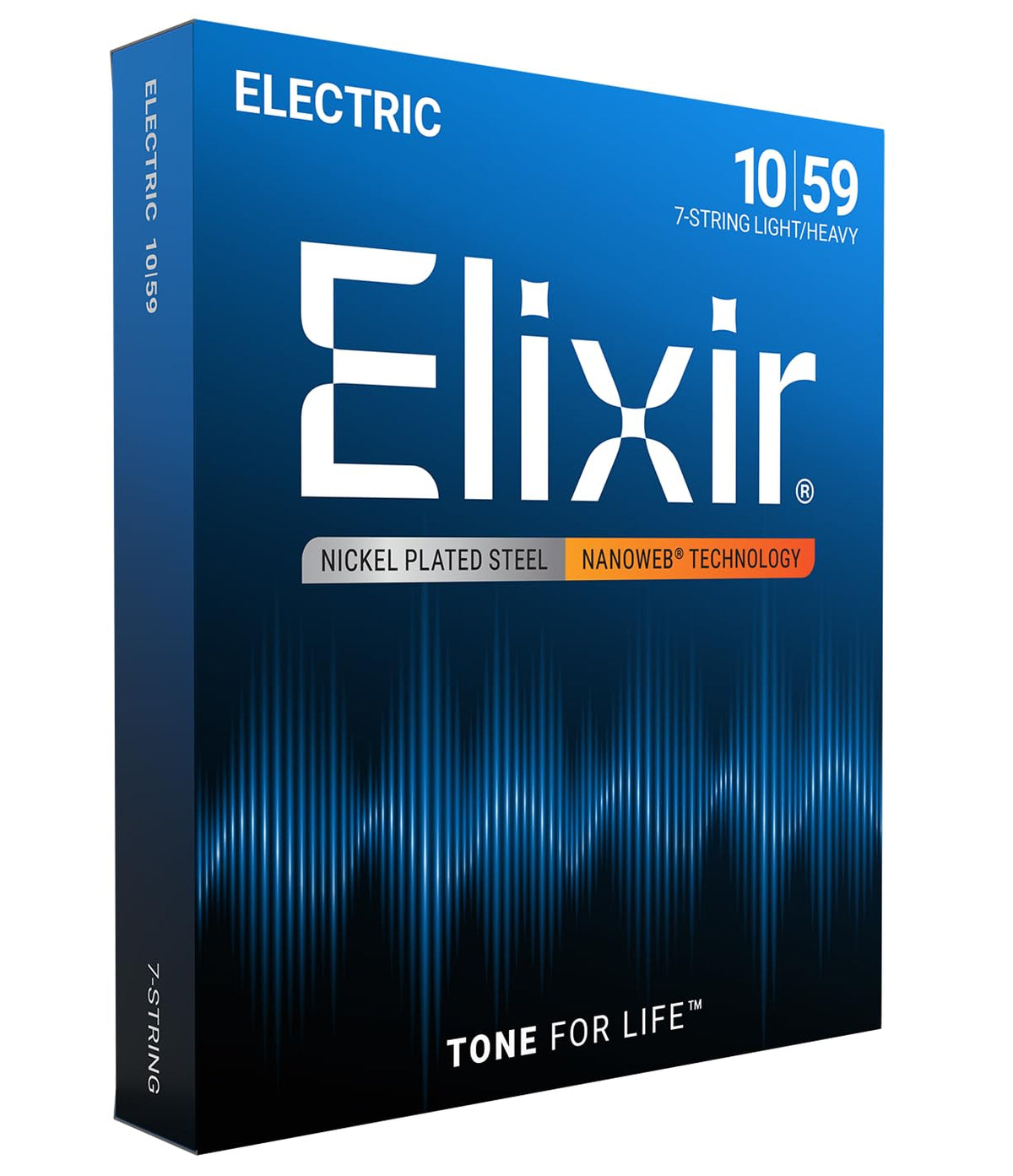 Elixir, Electric Guitar Strings, Nickel Plated Steel-NANOWEB, 4-Pack