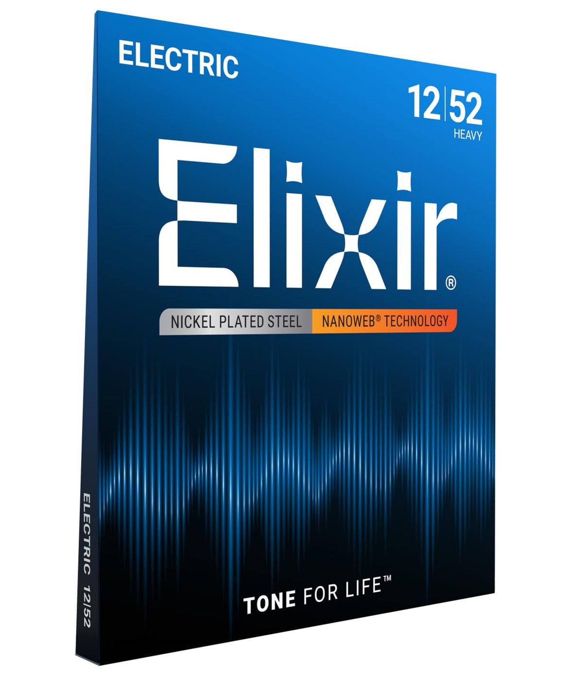 Elixir, Electric Guitar Strings, Nickel Plated Steel-NANOWEB, 4-Pack