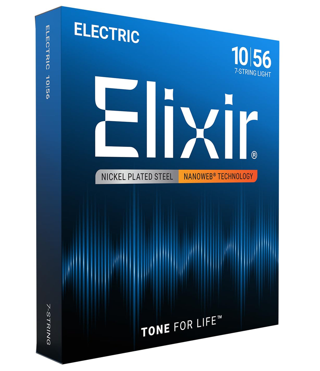 Elixir, Electric Guitar Strings, Nickel Plated Steel-NANOWEB, 4-Pack