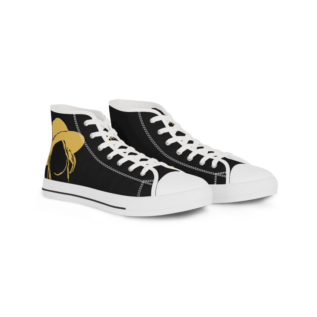 Men's Black N Gold HighTops