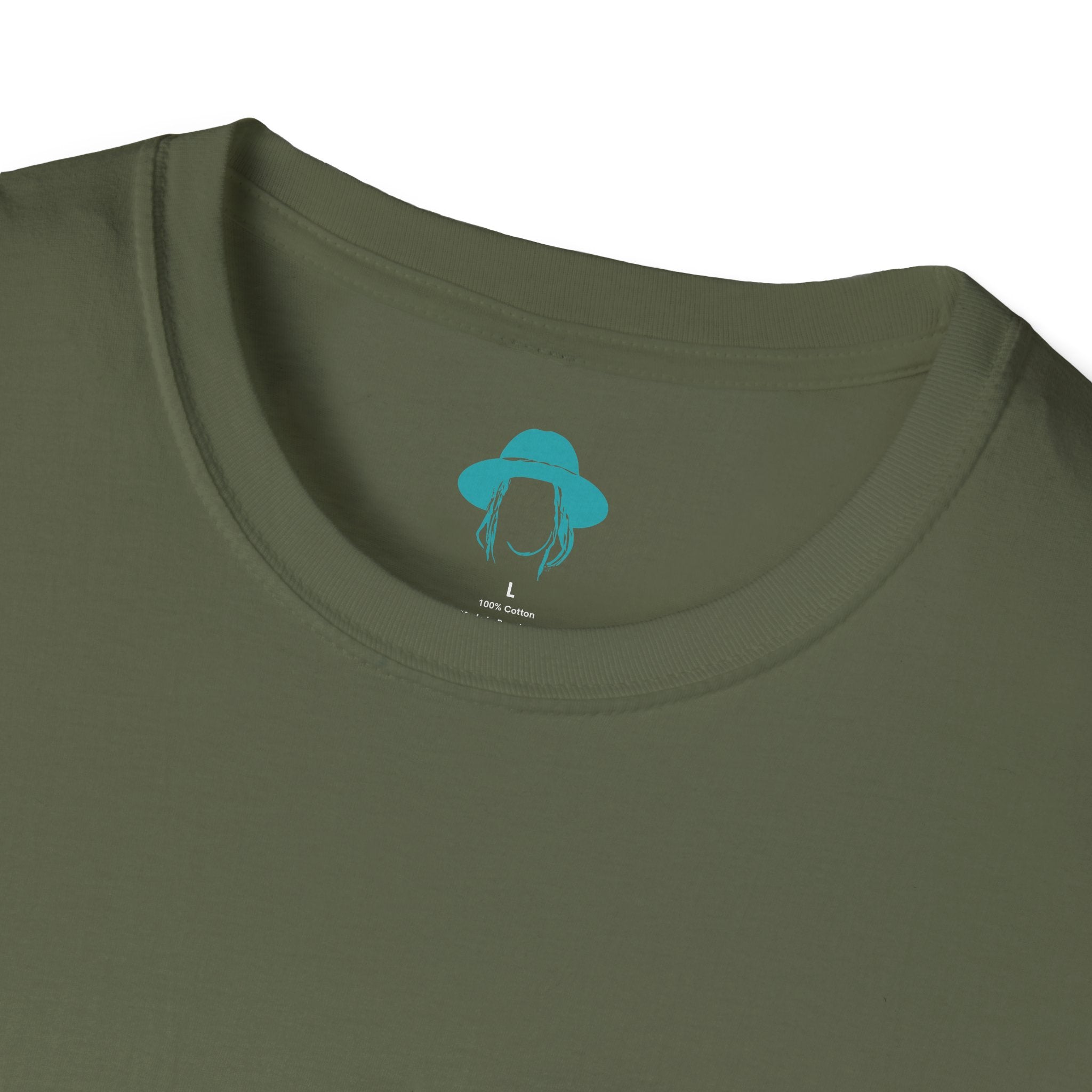Taj Farrant Teal Logo: Unisex Softstyle T-Shirt