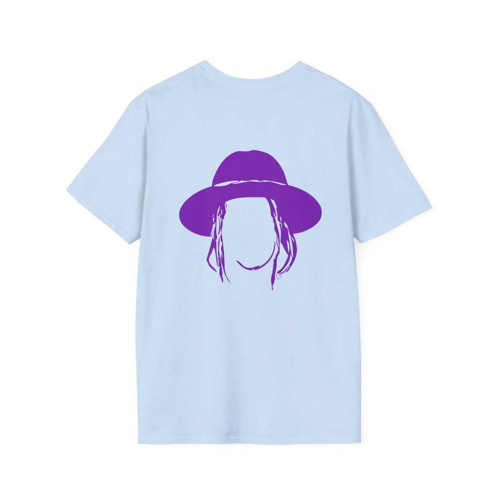 Taj Farrant Purple Logo: Unisex Softstyle T-Shirt