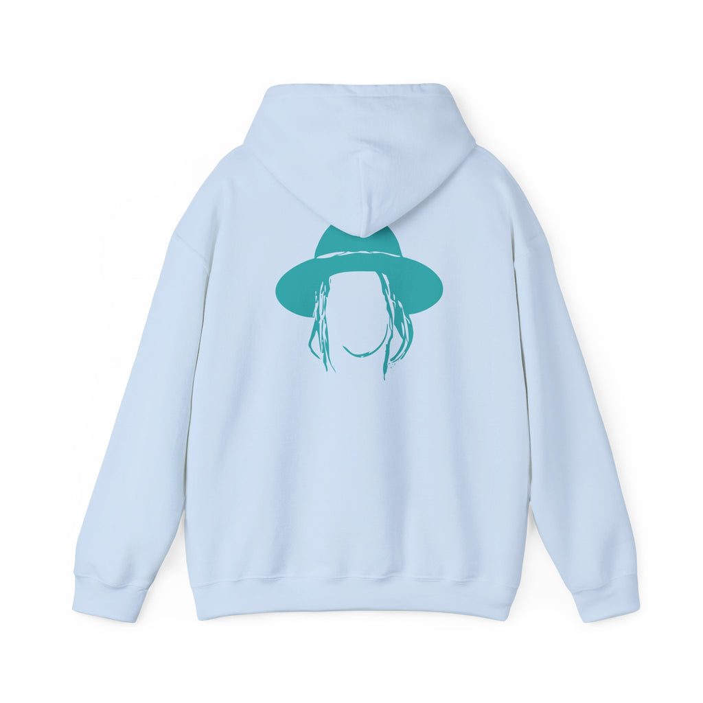 Taj Farrant Teal Logo: Unisex Heavy Blend™ Hooded Sweatshirt