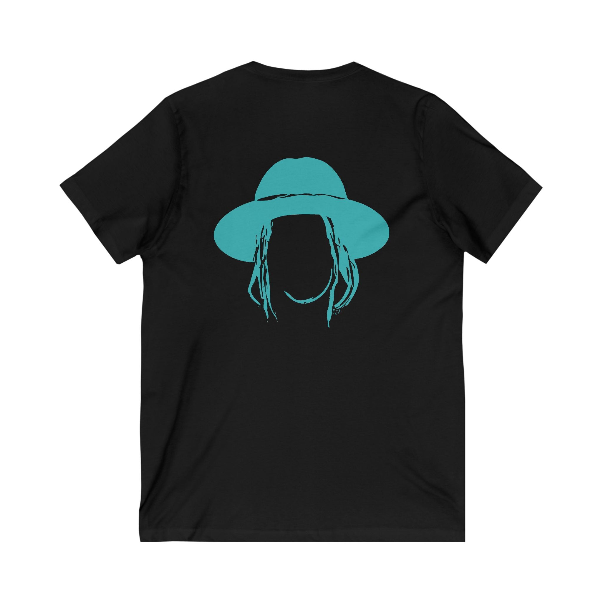 Taj Farrant Teal Logo: Unisex V-Neck Tee