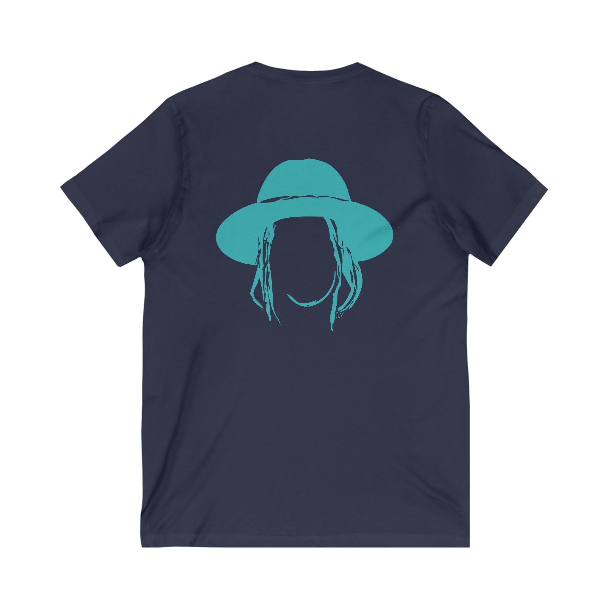 Taj Farrant Teal Logo: Unisex V-Neck Tee