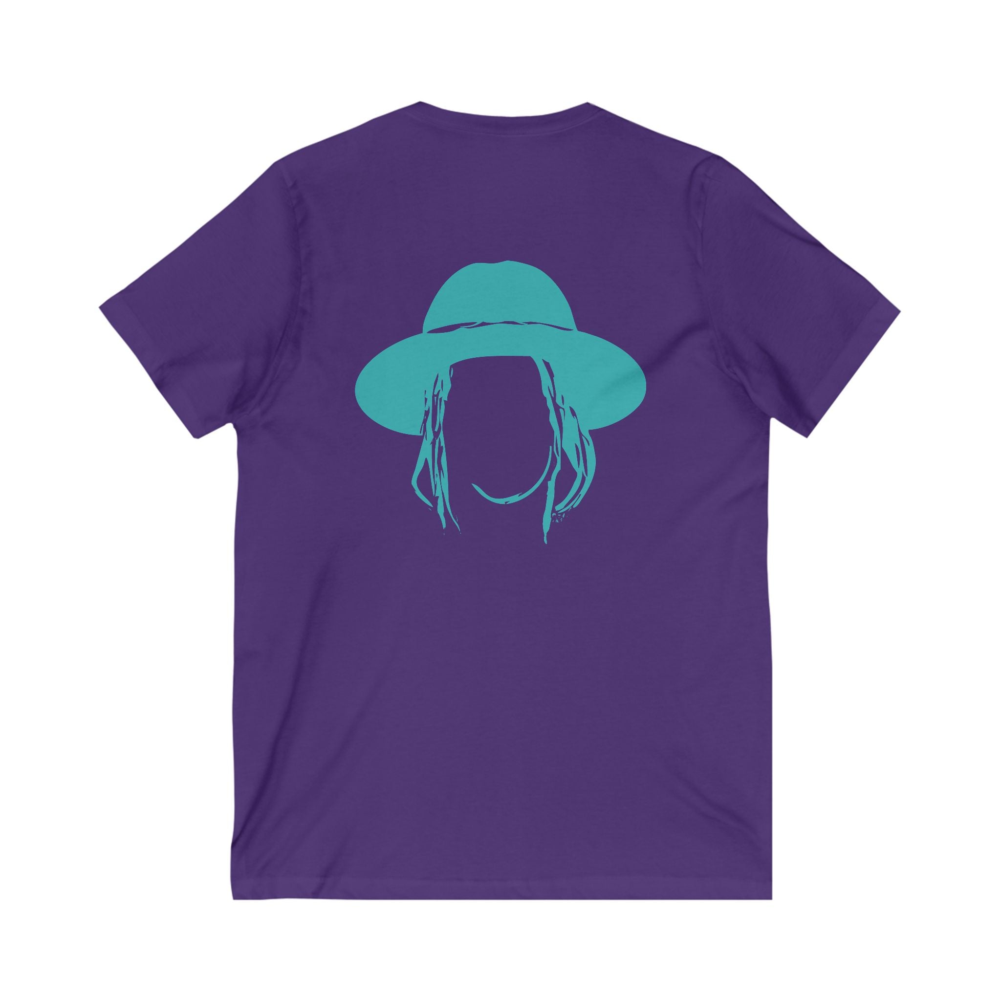 Taj Farrant Teal Logo: Unisex V-Neck Tee
