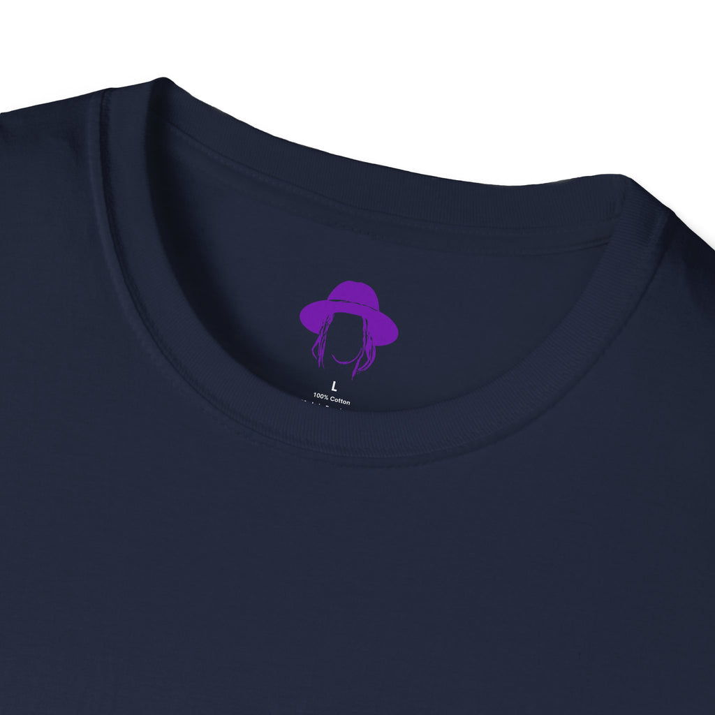 Taj Farrant Purple Logo: Unisex Softstyle T-Shirt