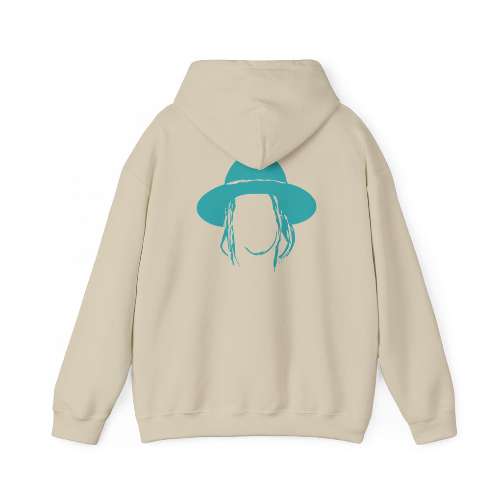 Taj Farrant Teal Logo: Unisex Heavy Blend™ Hooded Sweatshirt