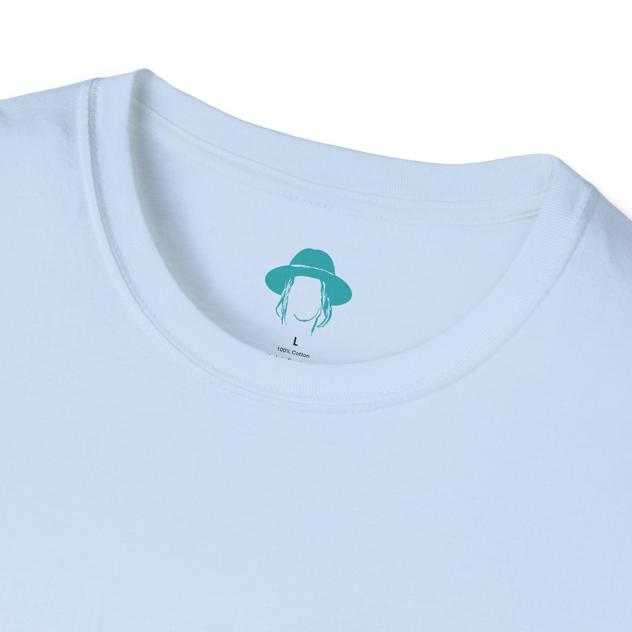 Taj Farrant Teal Logo: Unisex Softstyle T-Shirt