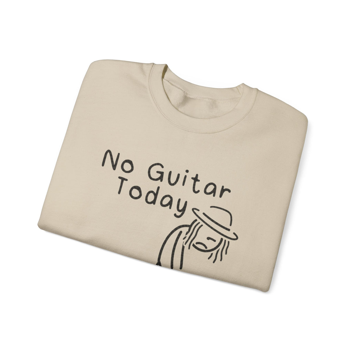 No Guitar Taj Stick Figure Sweatshirt