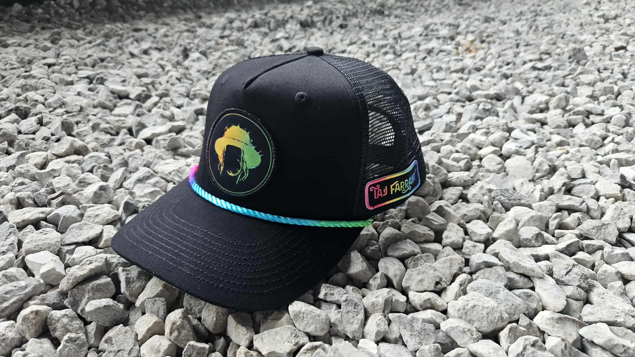 Autographed Taj Farrant Rainbow Splash Cap