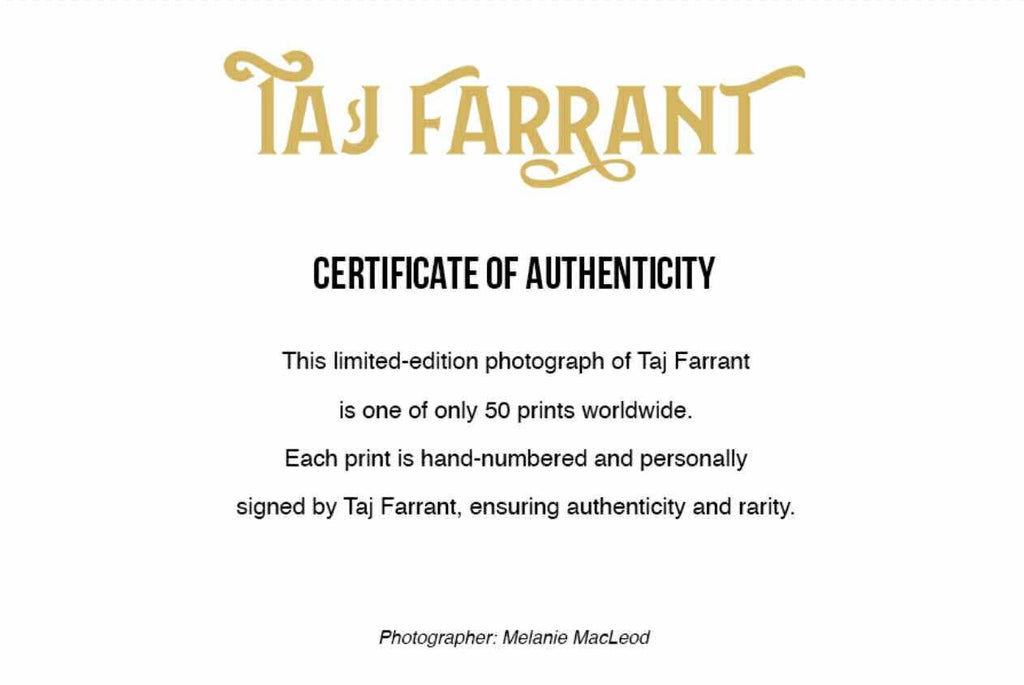 Taj Farrant Limited Edition Framed Print (Signed & Numbered)
